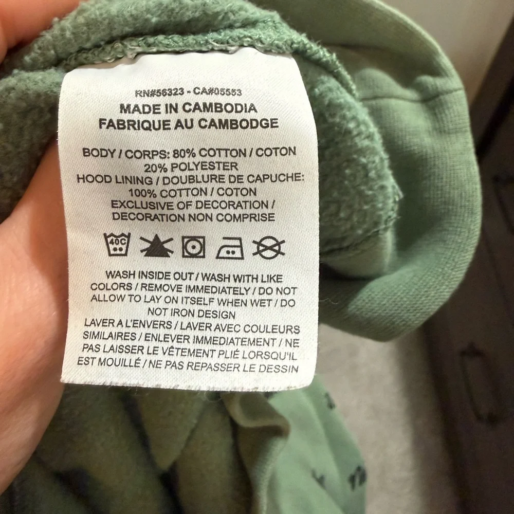 Nike Olive Hoodie with Repeated Logo - Picture 3 of 3